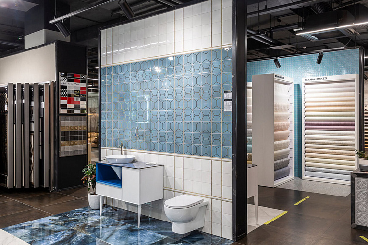 KERAMA MARAZZI, сеть салонов керамики - освещение рис.10